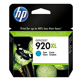 HP CD972A (920XL) Mavi Orjinal Kartuş Yüksek Kapasite - HP 6000 / 6500