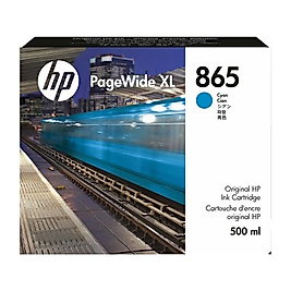 HP 865 (3ED85A) Mavi Orjinal Kartuş - PageWide XL 5200