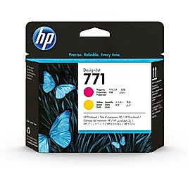 HP CE018A (771) Kırmızı-Sarı Orjinal Kafa Kartuşu - DesignJet Z6200