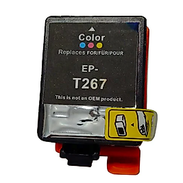 Epson T267 Globe - Cyan, Magenta, Yellow - orijinal mürekkep kartuşu