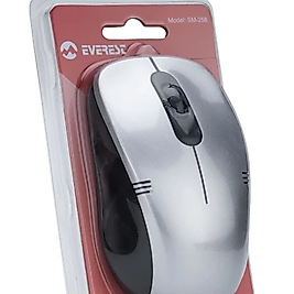 Everest SM-258 USB Gümüş 1200DPI Optık Kablolu Mouse