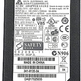 Delta Electronics ADP-80LB A 341-0135-04 48V 1.67A 1670mA Güç Kaynağı