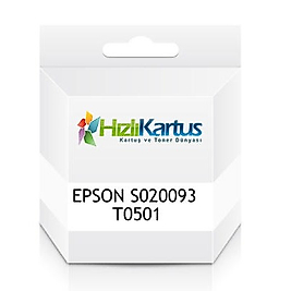Epson S020093 T0501 Siyah Muadil Kartuş