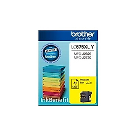 Brother LC675XLY Yüksek Kapasite Sarı Orjinal Kartuş - MFC-J2720 / MFC-J2320