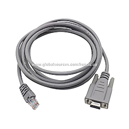 RJ45 - RS232, DB9 9 Pinli Seri Port Dişi - RJ45 Dişi Cat5 Ethernet LAN Konsolu