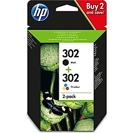 HP X4D37AE (302) Siyah+Renkli Multipack Orjinal Kartuş - DeskJet 2130