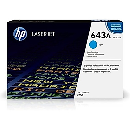 HP Q5951A (643A) Mavi Orjinal Toner - LaserJet 4700