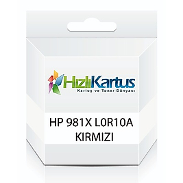 HP L0R10A (981X) Kırmızı Muadil Kartuş Yüksek Kapasite - PageWide 556dn / MFP586z