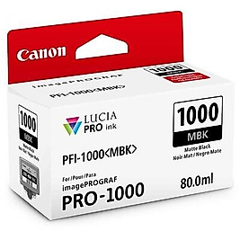 Canon PFI-1000MBK (0545C001) Mat Siyah Orjinal Kartuş - iPF Pro-1000