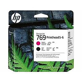 HP 7K5U7A (769) Kırmızı-Siyah Orjinal Baskı Kafası - DesignJet XL 3800