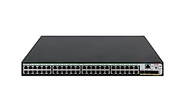 H3C S5048PV5-EI-PWR L2 ETHERNET SWITCH with 48*10/100/1000BASE-T POE+ PORTS (AC 370W) and 4*1000BASE-X SFP PORTS,(AC)
