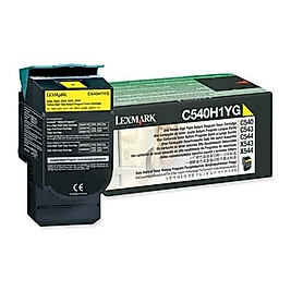 LEXMARK C540H1YG C540/543/544/X540/543/544 SARI TONER (2.000 Sayfa) Orjinal