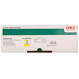OKI 43872321 Sarı Orjinal Toner - C5650 / C5750
