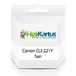 Canon CLI-221Y Sarı Muadil Kartuş - MP980 / MP990