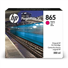 HP 865 (3ED83A) Kırmızı Orjinal Kartuş - PageWide XL 5200 (E)