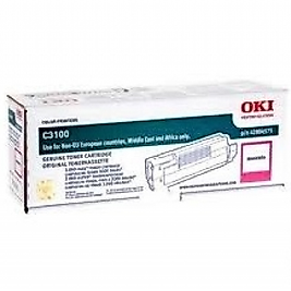 Oki C3100-42804575 Kırmızı Orjinal Toner