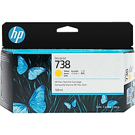 HP 498N7A (738) Sarı Orjinal Kartuş - DesignJet T850 / T950