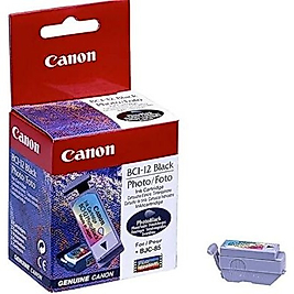 Canon BCI-12 (6881A009) Siyah Orjinal Kartuş - BJC-55 / BJC-85