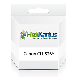 Canon CLI-526Y (4543B001) Sarı Muadil Kartuş - MG6150 / MG5150
