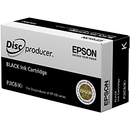 Epson PJIC6(K) PP-100 SİYAH ORJİNAL KARTUŞ-DiscProducer (S020452)