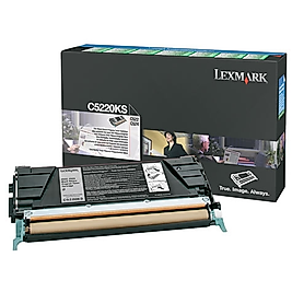 Lexmark C5220KS Siyah Renkli Orjinal Lazer Toner - C522 / C524