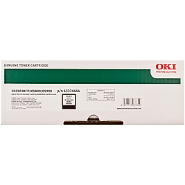 OKI 43324444 C5550-C5800-C5900 Sıyah Orjinal Toner