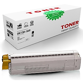 Oki C801 - C821 Sarı Muadil Toner