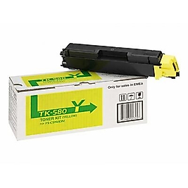 Kyocera TK-580Y Sarı Orjinal Toner - FS-C5150dn / P6021Cdn