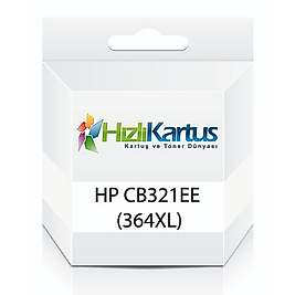 HP CB321EE (364XL) Siyah Muadil Kartuş - C5380 / C6380