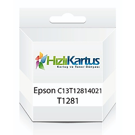 Epson C13T12814021 Siyah Muadil Kartuş - Stylus SX125