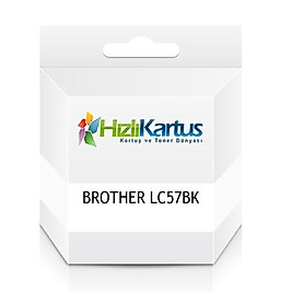 Brother LC57BK Siyah Muadil Kartuş - DCP-130C