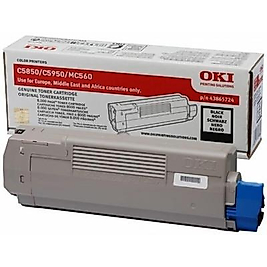 OKI 43865724 Siyah Orjinal Toner - C5850 / C5950