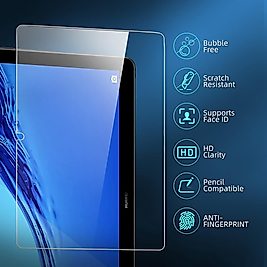 Huawei MediaPad T5 10.1 İnç Ekran Koruyucu Temperli Cam, Kabarcıksız, Ultra Dayanıklı için Tasarlanmıştır
