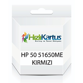 HP 51650ME (50) Kırmızı Muadil Kartuş - DesignJet 650C