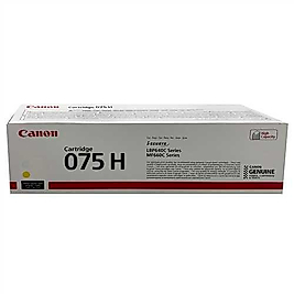 Canon CRG-075H Y (6366C002) Sarı Orjinal Toner Yüksek Kapasiteli - MF662Cdw / LBP646Cdw