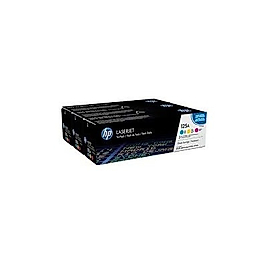 HP CF373AM (CB541A+CB542A+CB543A) 3lü Paket Orjinal Toner