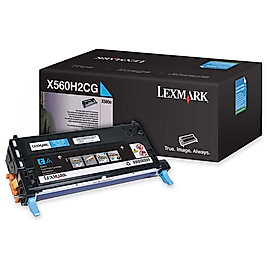 LEXMARK X560H2CG X560N Y.V. MAVİ TONER (10000 SYF) Orjinal