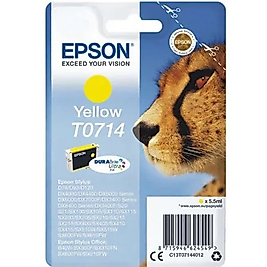 Epson C13T07144021 Sarı Orjinal Kartuş - Stylus SX215
