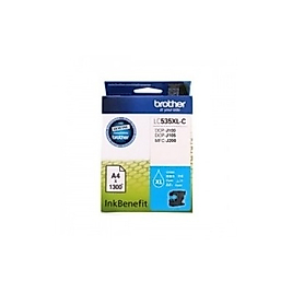 Brother LC535XLC Yüksek Kapasite Mavi Orjinal Kartuş - DCP-J105
