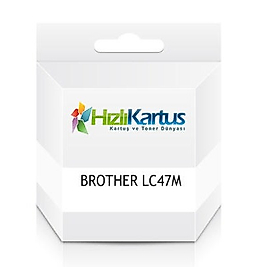 Brother LC47M Kırmızı Muadil Kartuş - DCP-110C / DCP-115C