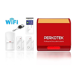 PERKOTEK 12WF Kablosuz WIFI Ev ve İşyeri Hırsız Alarm Sistemi