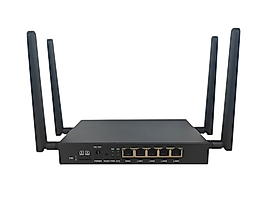 MAIPU STR880-4S 1-PORT 1000M WAN 4-PORT 1000M LAN ONE SIM ONE 5G MODEM WITHOUT WI-FI6 EXTERNAL ANTENNA DESIGN 12V DC POWER ADAPTOR (5G SA/NSA BAND: N1/N28/N41/N78/N79)