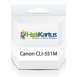 Canon CLI-551M (6510B001) Kırmızı Muadil Kartuş - MG5450 / MG6350