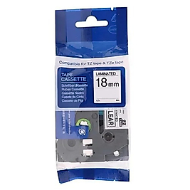 Brother P-Touch TZe-S751 Muadil Yeşil Üzerine Siyah G3lü Yapışkanlı Etiket 24mm x 8m - PTD600