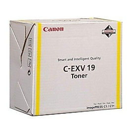 Canon C-EXV19Y (0400B002) Sarı Orjinal Toner - imagePRESS C1
