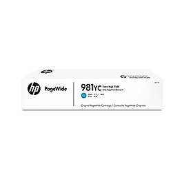 HP L0R17YC (981YC) Mavi Orjinal Kartuş Ekstra Yüksek Kapasite - PageWide 556dn / MFP586z