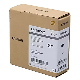 Canon PFI-2100GY (5270C001) Gri Orjinal Kartuş - GP-2000 / GP-4000