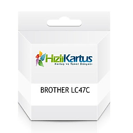 Brother LC47C Mavi Muadil Kartuş - DCP-110C / DCP-115C