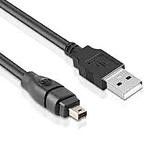 USB 2.0 Erkek - IEEE 1394 4Pin Erkek Dönüştürücü Kablo Kordonu Firewire 