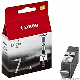 Canon PGI-7BK (2444B001AA) Siyah Orjinal Kartuş - IX7000 / MX7600 (E)